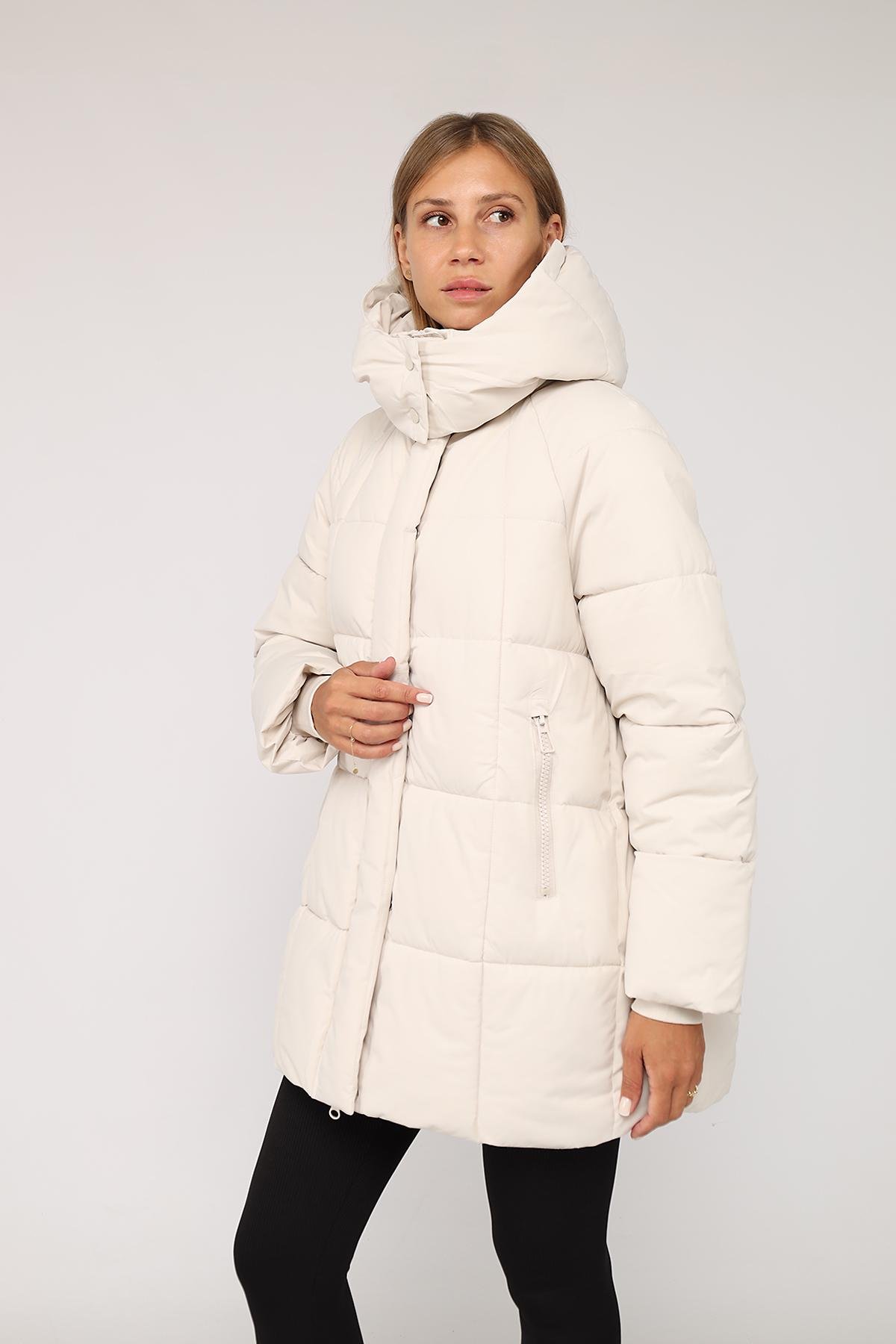Куртка женская зимняя ЦБ-00277867 р. 50 Молочный (29080001)