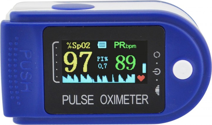 Пульсоксиметр на палець Pulse Oximeter LK88 для вимірювання насичення крові киснем - фото 2