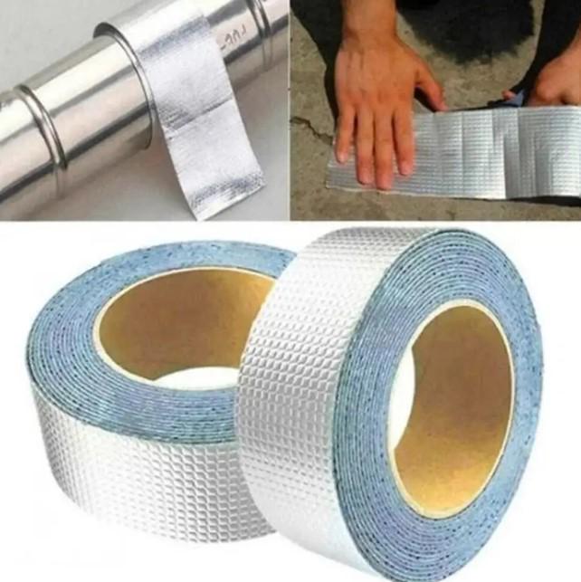 Стрічка водонепроникна алюмінієва Butyl Waterproof tape 5 см 10м (KS2435464) - фото 3