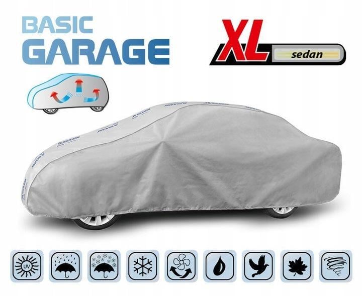 Тент-чехол автомобильный Kegel для VOLKSWAGEN Passat B5/B6/B7 sedan Basic Garage XL Sedan (5-3964-241-3021) - фото 2