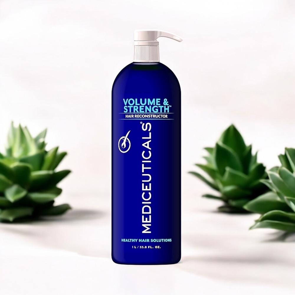 Реконструктор для тонких/поврежденных или ослабленных волос Mediceuticals Volume&Strength 1000 мл (2378358287)