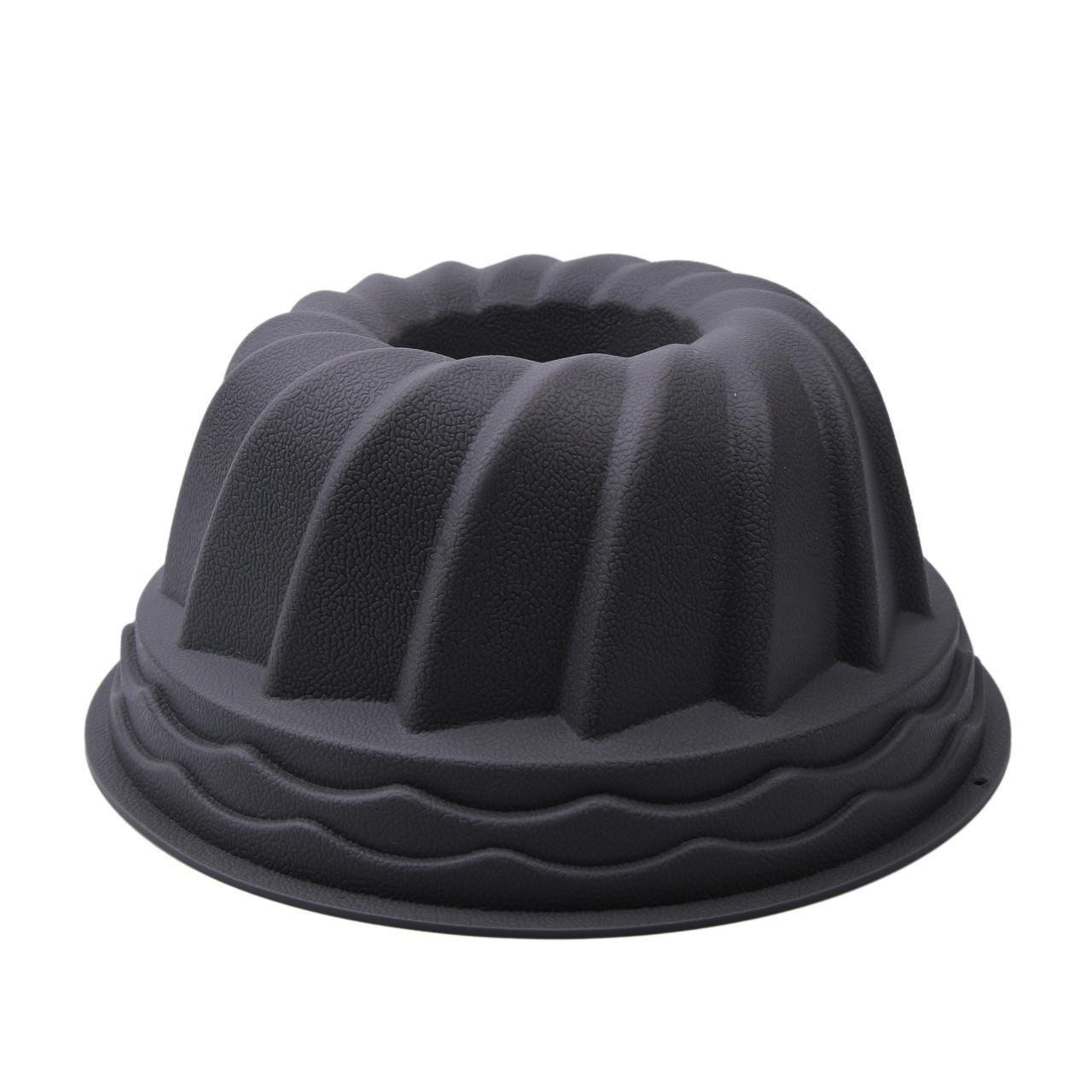 Форма для кекса силиконовая с отверстием посередине 22,5x10см Черный (2356744409) - фото 5 Форма для кекса силиконовая с отверстием посередине 22,5x10см Черный (2356744409) - фото 5