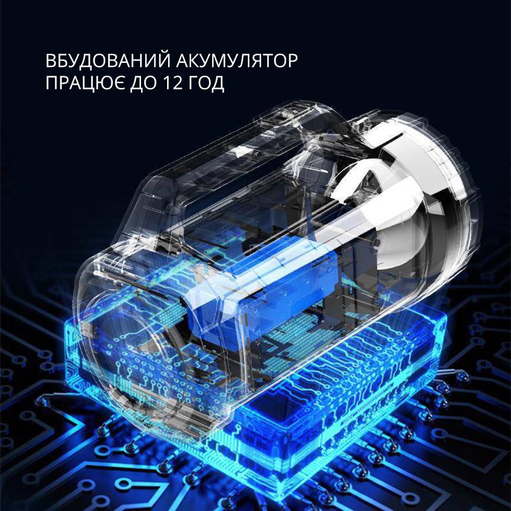 Ліхтар світлодіодний Tiross TS1858 акумуляторний з павербанком Темно-синій (11663324) - фото 6