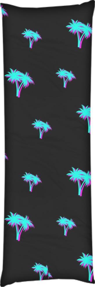 Подушка дакимакура Palm Summer 50x150 см (13533776)