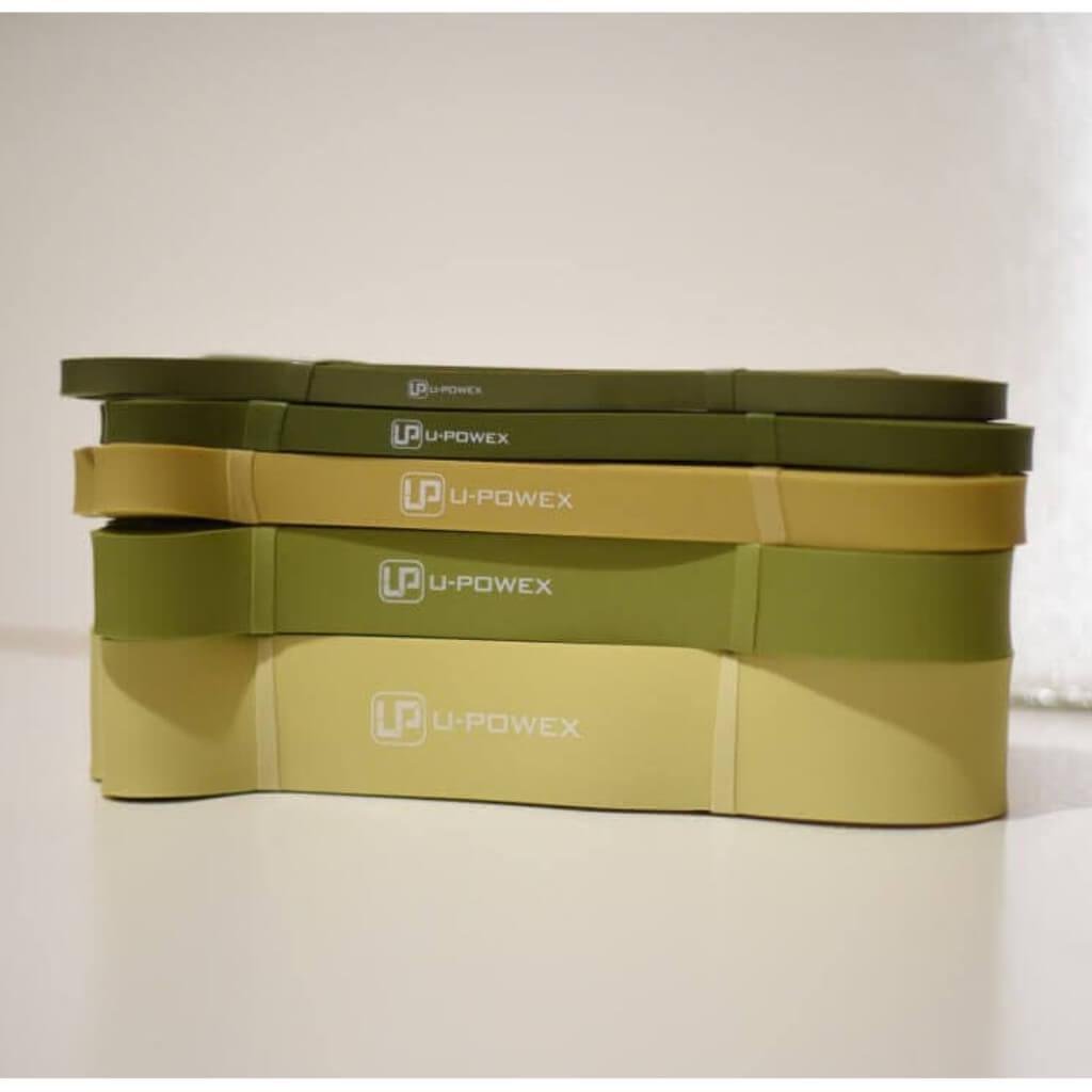 Петли для тренировок и подтягиваний U-Powex латексные 4-57 кг 5 шт. - фото 4