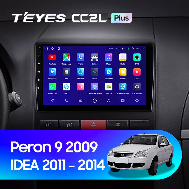 Автомагнітола штатна Teyes CC2L Plus для Fiat Peron 9 2009/Idea 2011-2014 Android 2/32 Гб (1645144102) - фото 3