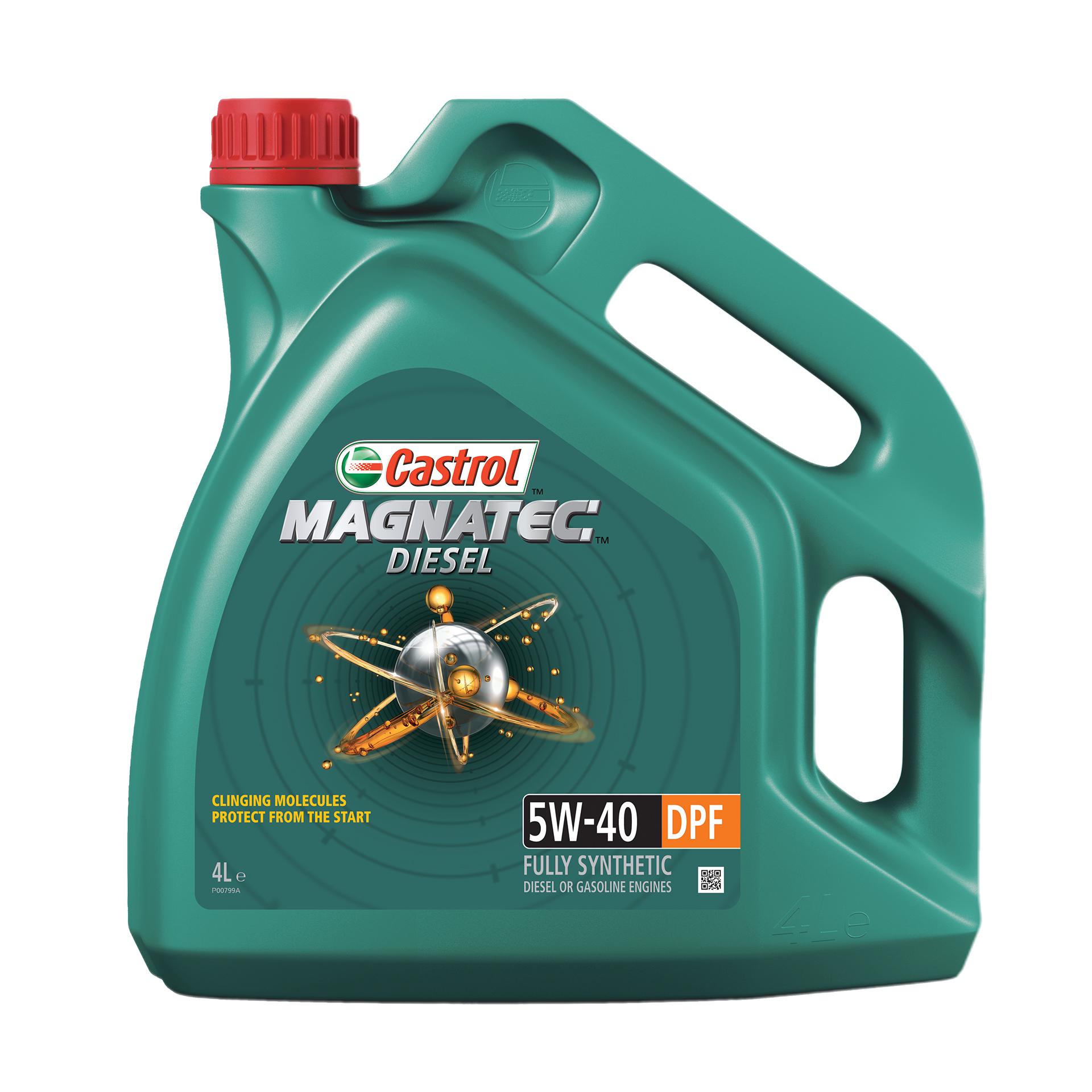 Моторное масло Castrol Magnatec Diesel 5W-40 DPF 4 л