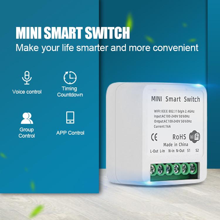 Wi-Fi вимикач бездротовий Smart Home 7926 16А White (30f75ba2) - фото 5