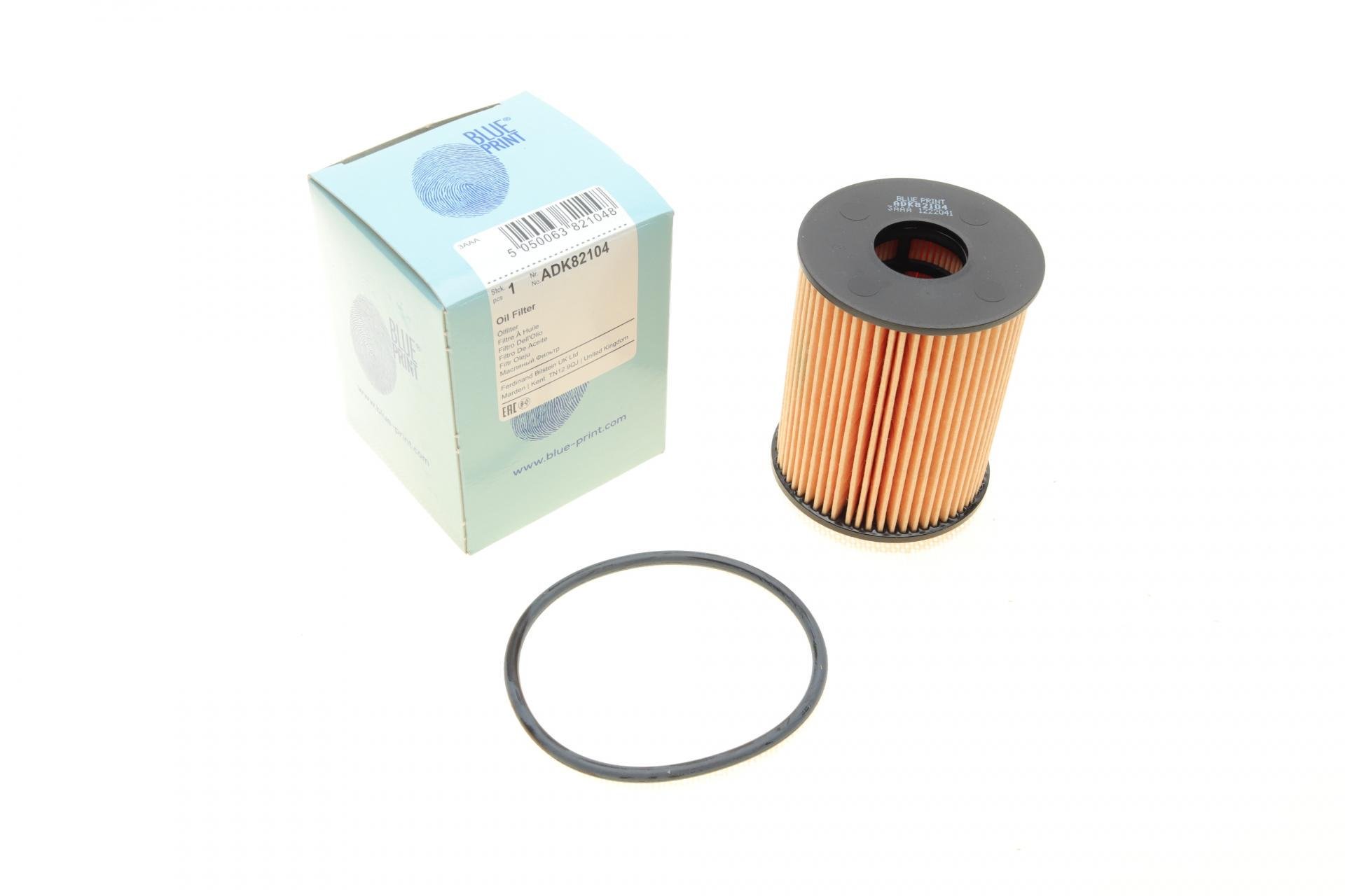 Фильтр масляный BLUE PRINT для Opel Combo/Fiat Doblo 1,3JTD/CDTI 04- (ADK82104)