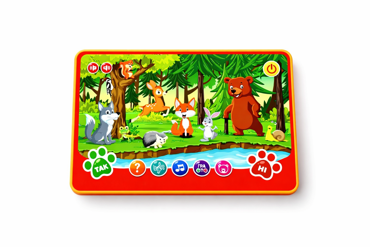 Интерактивный планшет развивающий Лесная прогулка Limo Toy SK 0036 ABC русский язык (2491452781)