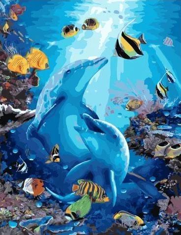 Картина по номерам Rainbow Art Морская фауна (GX34445-RA)