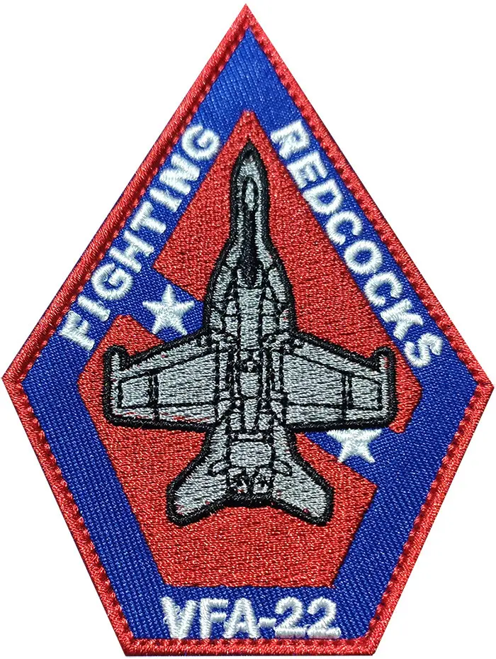 Нашивка Top Gun Fighting Redcocks VFA-22 US Air Force (Air Force3top)