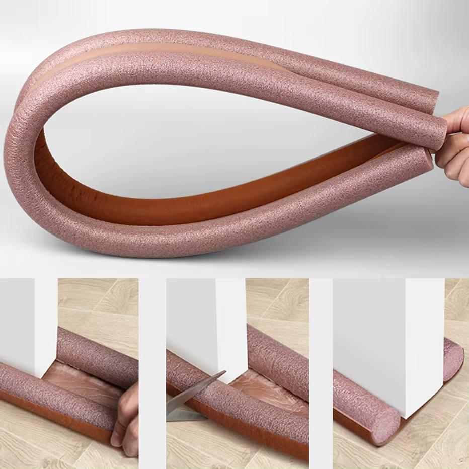 Уплотнитель для низа дверей 95 см Коричневый (66973aad) - фото 3