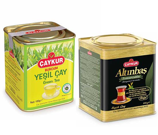 Набір чай турецький 2 бергамота CAYKUR Burсum Altınbas по 100 г (0043632)