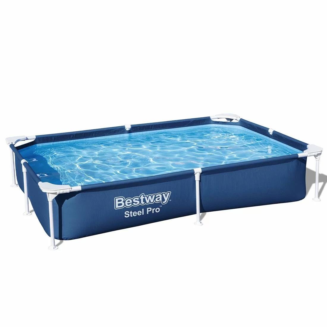 Басейн детский каркасний Bestway прямокутний 221x150x43 см 1200 л