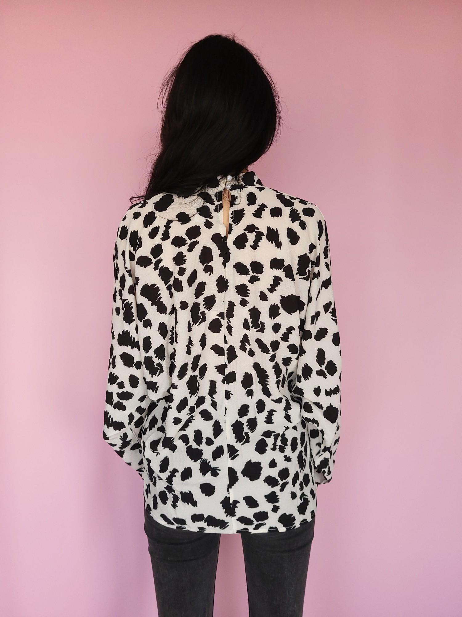 Блуза Boohoo L Молочный/Черный (10285/46) - фото 6 Блуза Boohoo L Молочный/Черный (10285/46) - фото 6