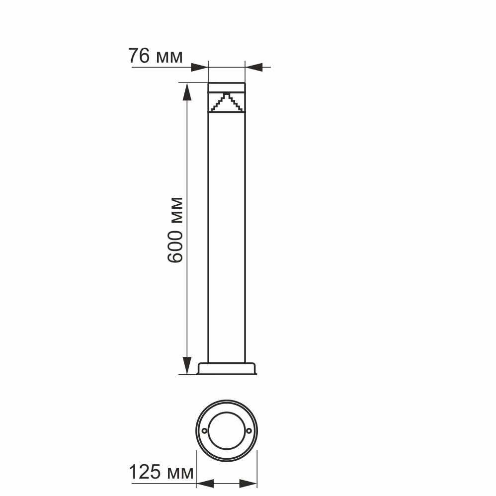 Світильник LED архітектурний IP54 AR05 VIDEX 3W 2700 K (7356019) - фото 3