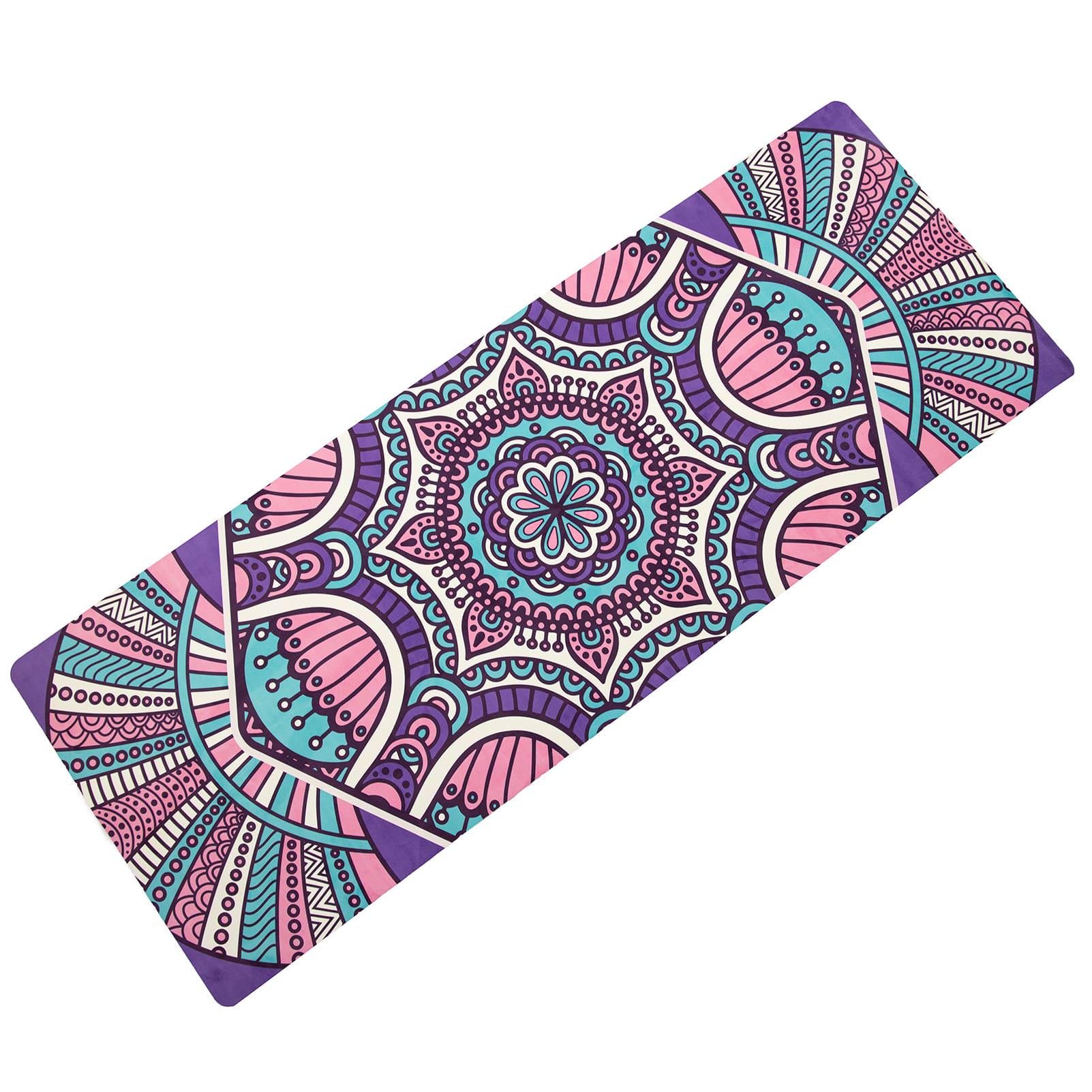 Килимок для йоги та фітнесу OSPORT каучук/замша 4 мм 183x68 см Фіолетовий (OF-0286-024) - фото 3 Килимок для йоги та фітнесу OSPORT каучук/замша 4 мм 183x68 см Фіолетовий (OF-0286-024) - фото 3