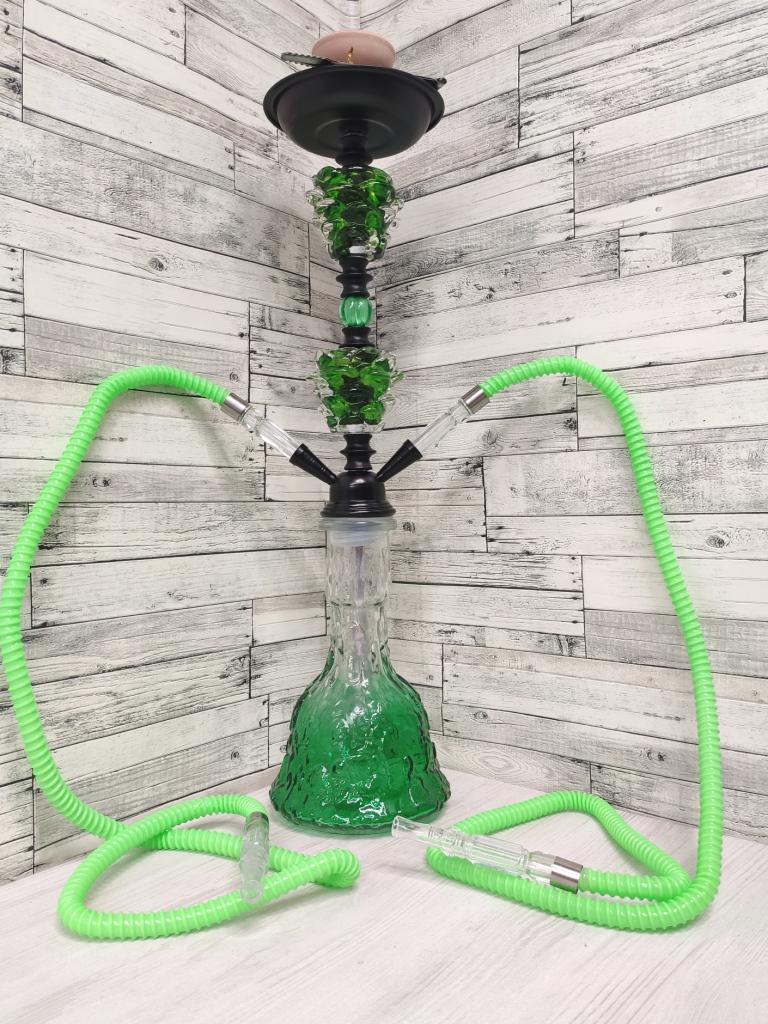 Кальян Hookah Tarkan 56 см на 2 персоны Green
