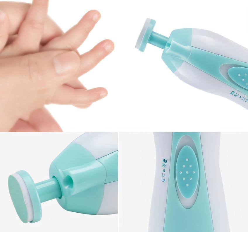 Маникюрный набор для детей NAIL TRIMMER XL-667 триммер для ногтей/полировщик Голубой - фото 2