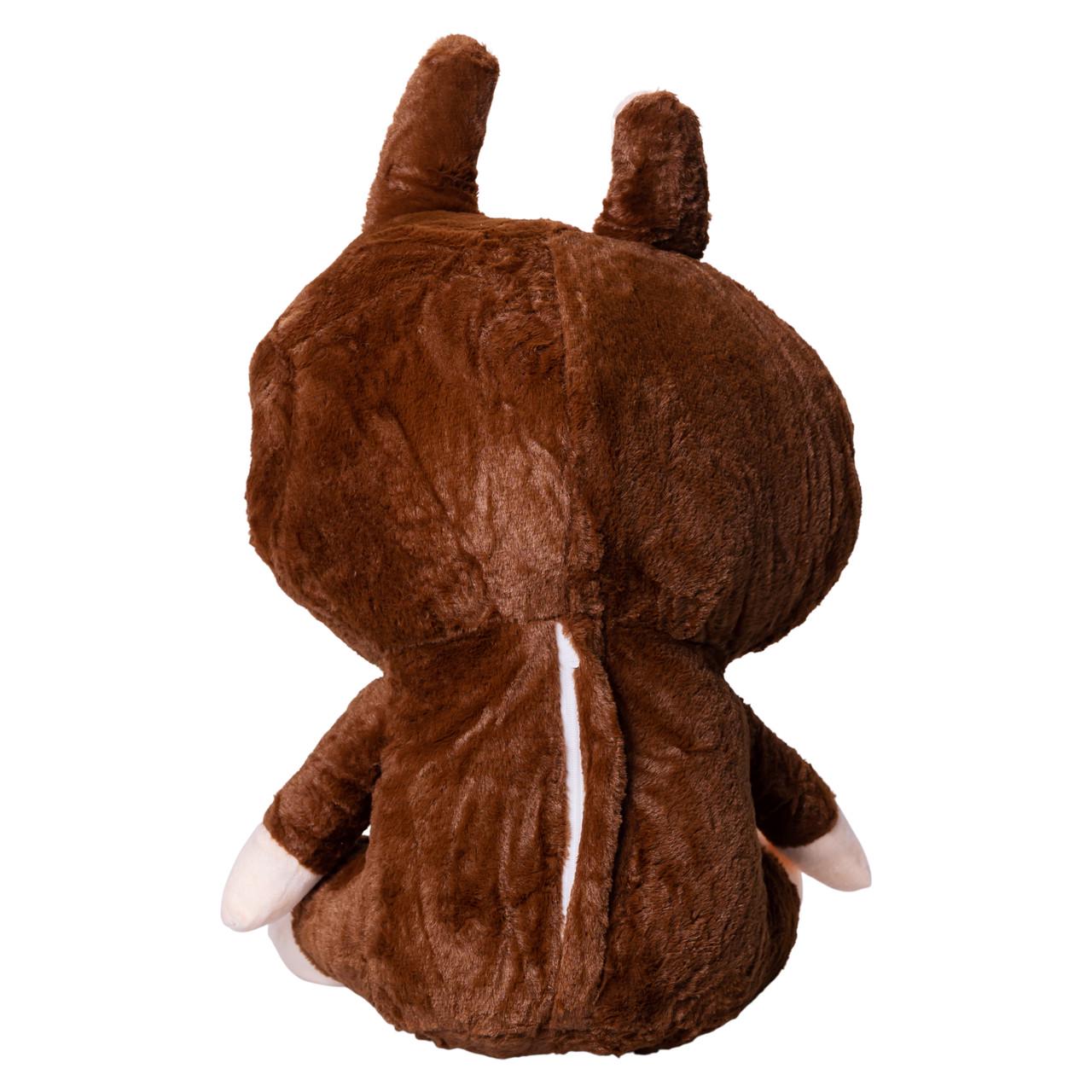 М'яка іграшка-плед подушка Colorful Home Лабубу 3в1 50 см Коричневий (LAB2BR) - фото 6 М'яка іграшка-плед подушка Colorful Home Лабубу 3в1 50 см Коричневий (LAB2BR) - фото 6