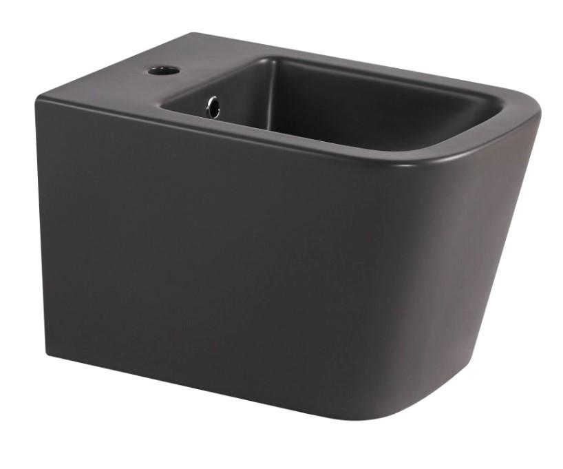 Биде подвесное Qtap Tern Anthracite (QT17551303GAN)