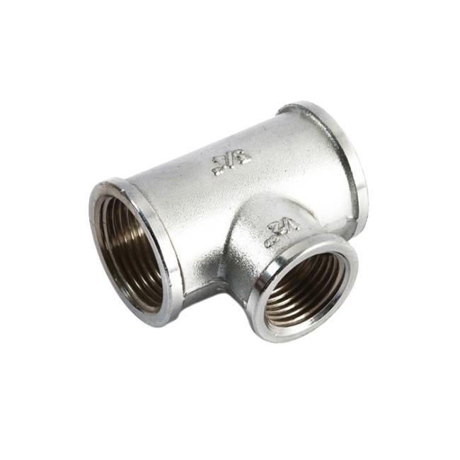 Тройник редукционный Solomon ВВВ 3/4"x1/2"x3/4" хром
