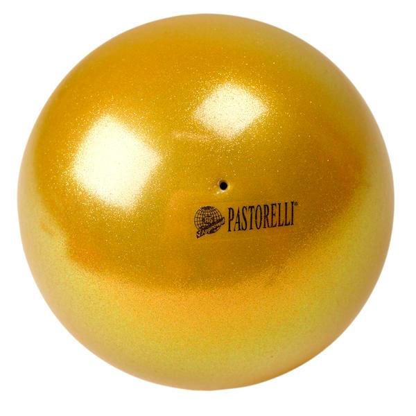 М'яч Pastorelli Generation FIG Glitter HV 18 см Oro - фото 1