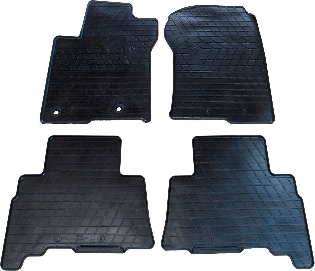 Коврики автомобильные в салон Stingray Toyota Land Cruiser 150 с 09 г.в. 4 шт. Черный (15293203)