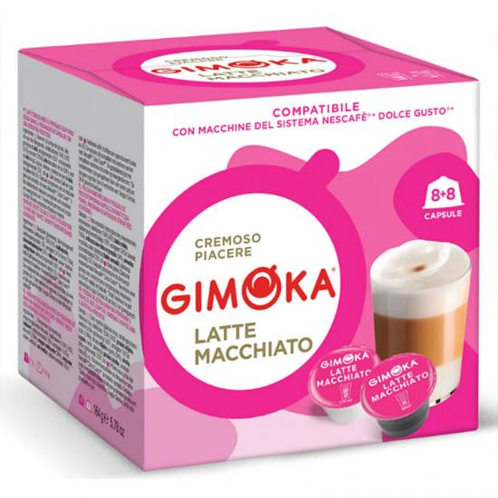 Кава у капсулах Dolce Gusto Gimoka Latte Macchiato 16 шт. (Е-176)