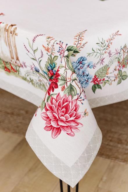 Скатерть Прованс Гуси 135х350 см (34127)