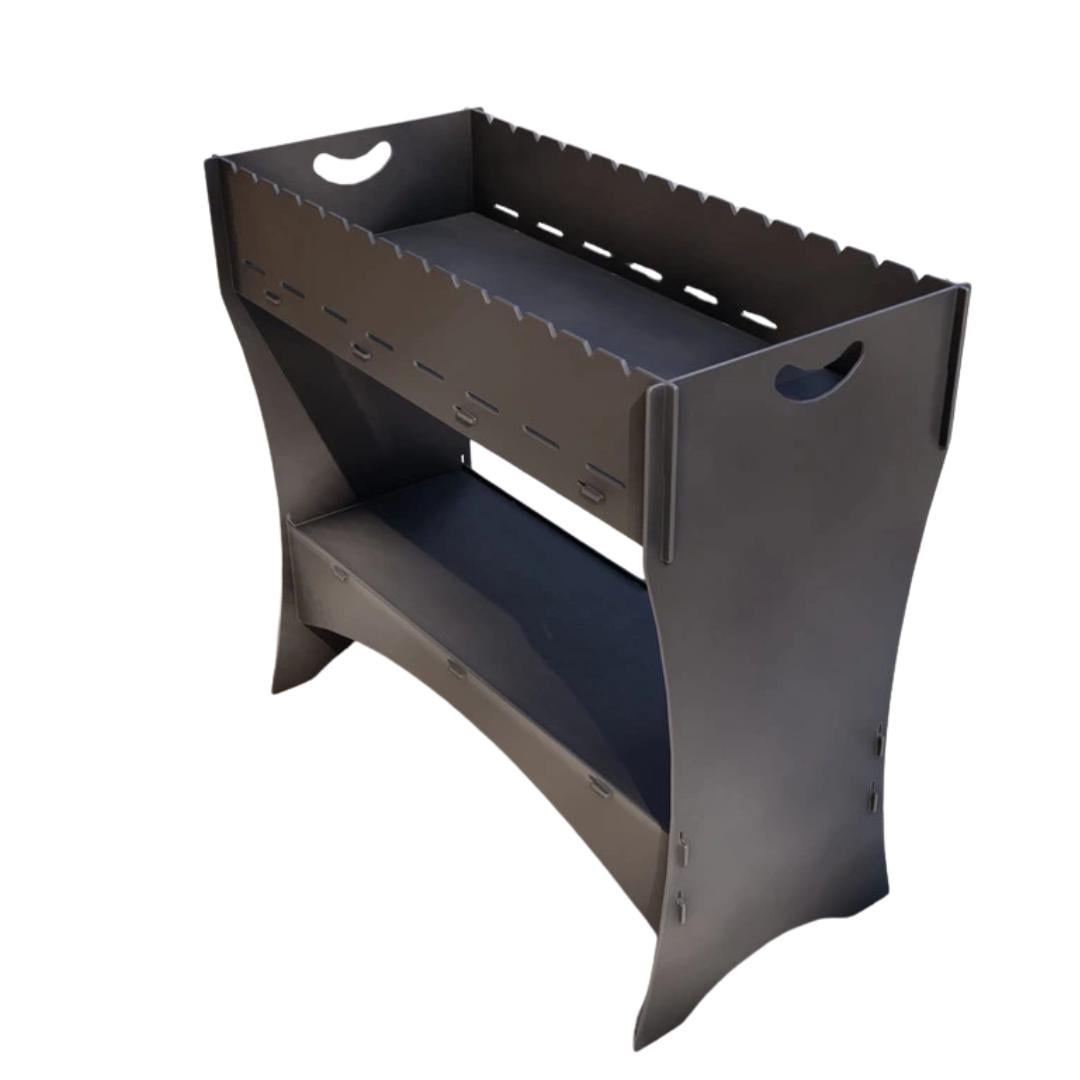 Мангал Carino для шашлику розбірний без гриля 965х456х889 мм метал 3 мм (34183455)