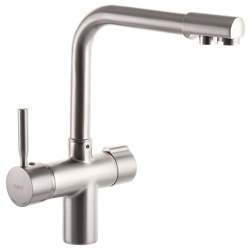 Смеситель для кухни Haiba HANS 021 Нержавеющая сталь (HB0817)