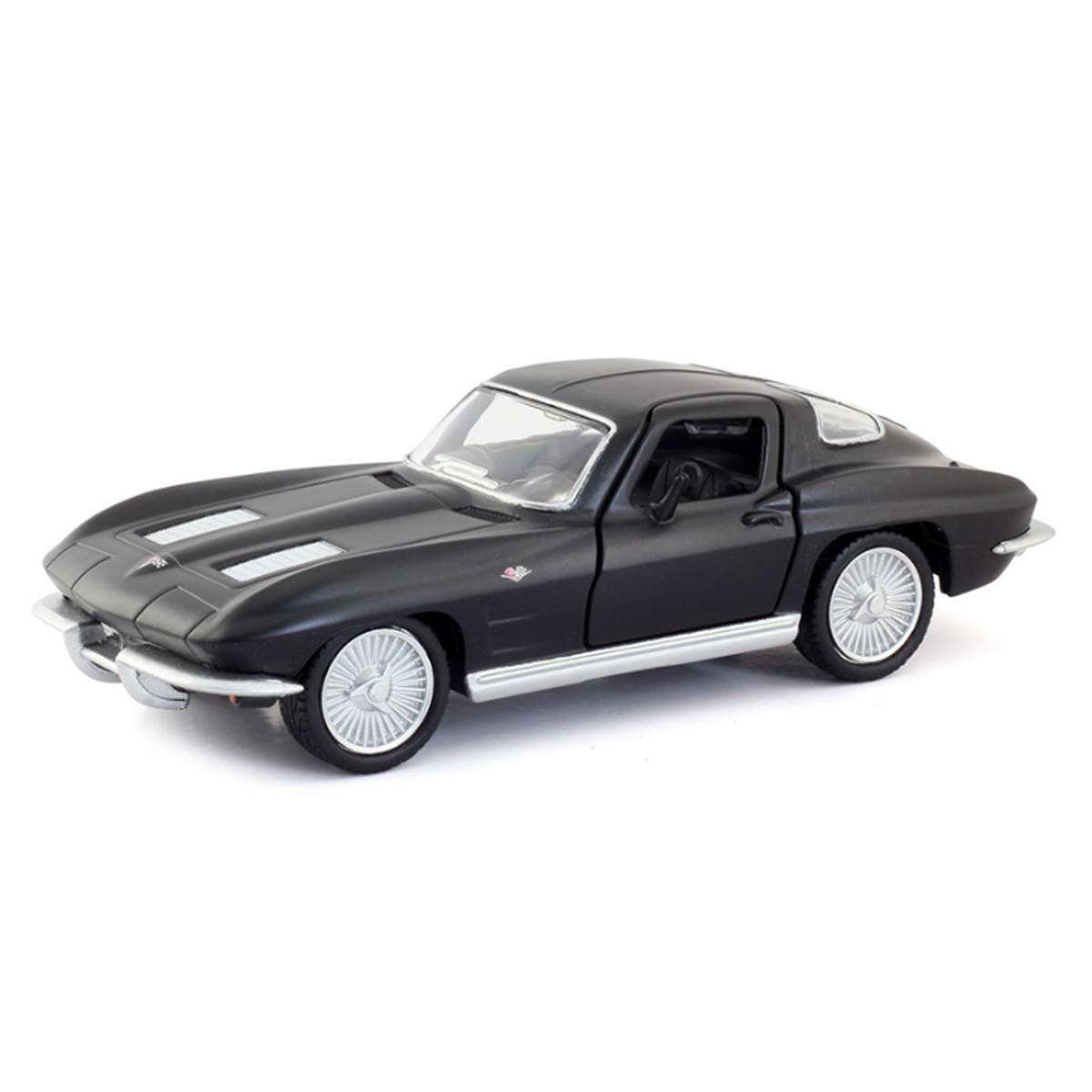 Автомодель Chevrolet Corvette Split Window 1963 Чорний (35833151)