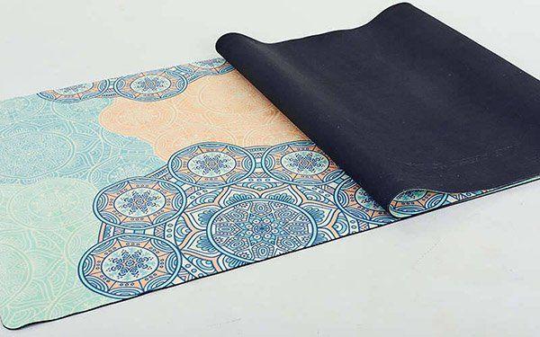 Коврик для йоги FI-5662 Мятно-бежевый (56508121) - фото 2 Коврик для йоги FI-5662 Мятно-бежевый (56508121) - фото 2