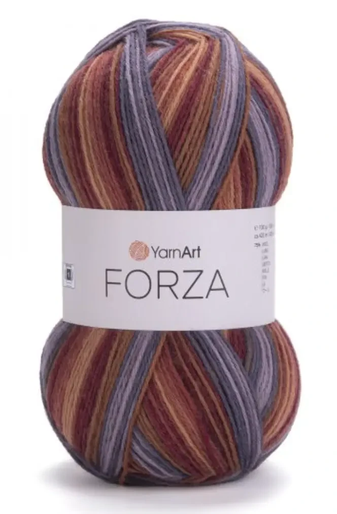 Пряжа носочная YarnArt Forza цвет 2503 (2018363123)
