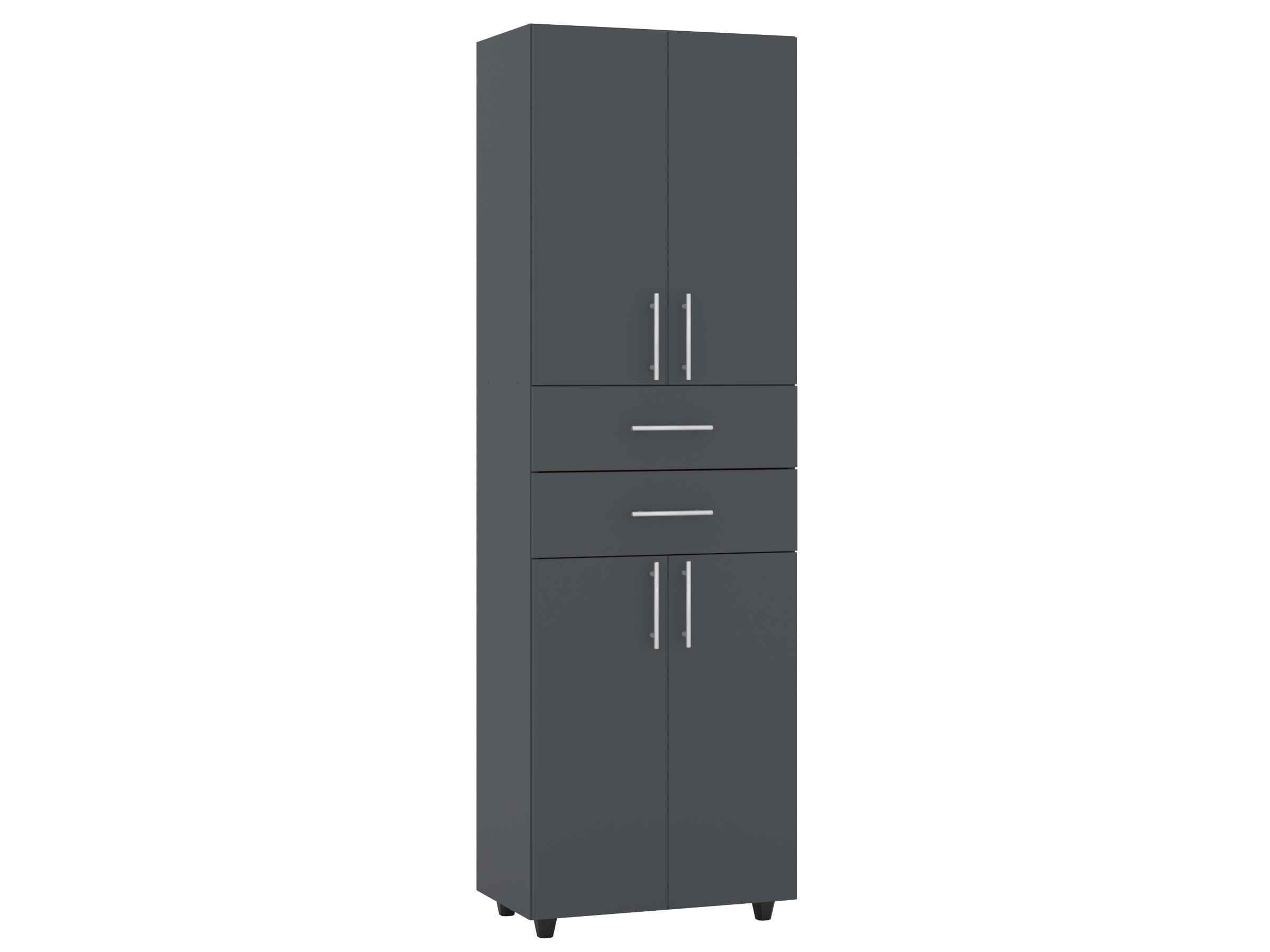 Шкаф гардеробный PEHOTIN ШД-4 60х38х189,5 см Антрацит (PN-102264)