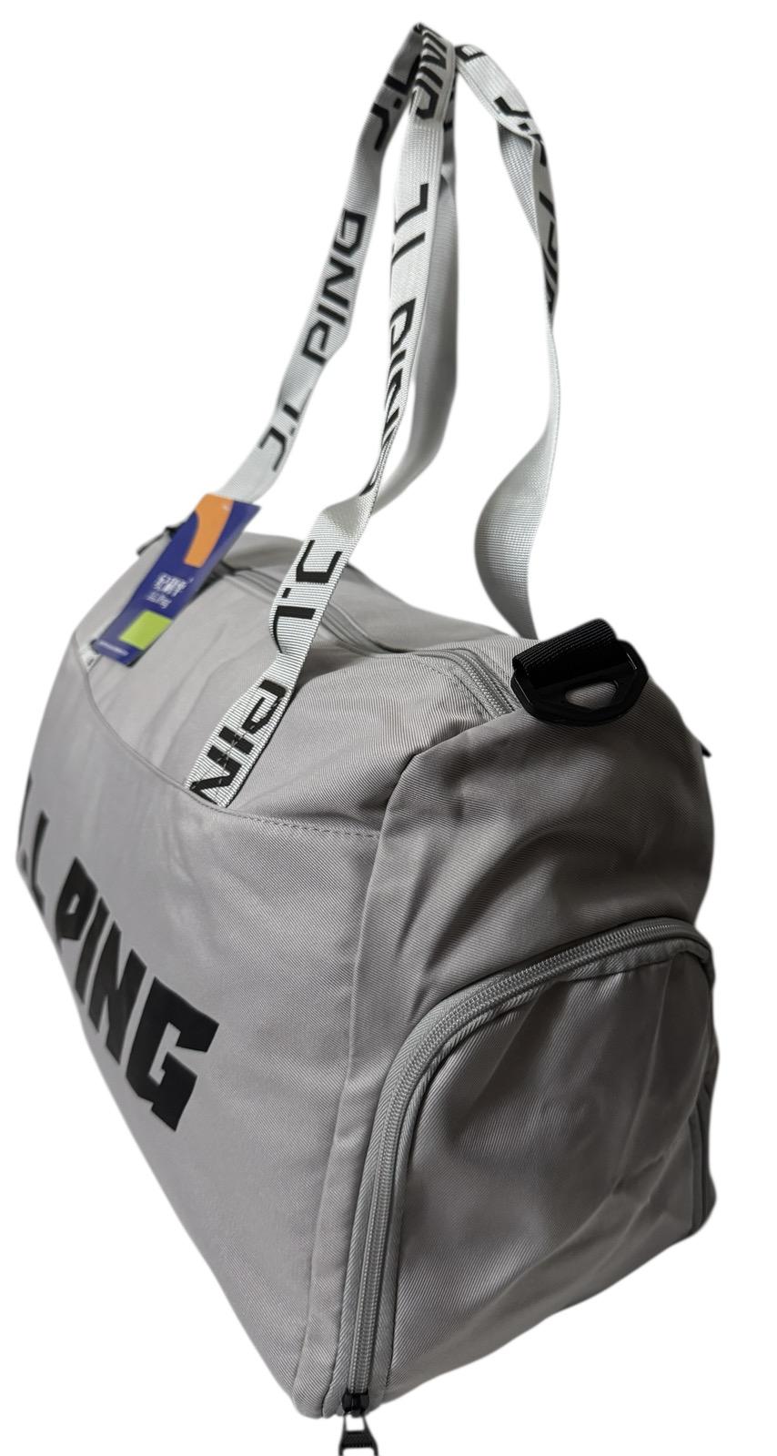 Сумка дорожня 50 л з боковими кишенями та з довгим ремінем через плече Сірий (4200) - фото 2 Сумка дорожня 50 л з боковими кишенями та з довгим ремінем через плече Сірий (4200) - фото 2