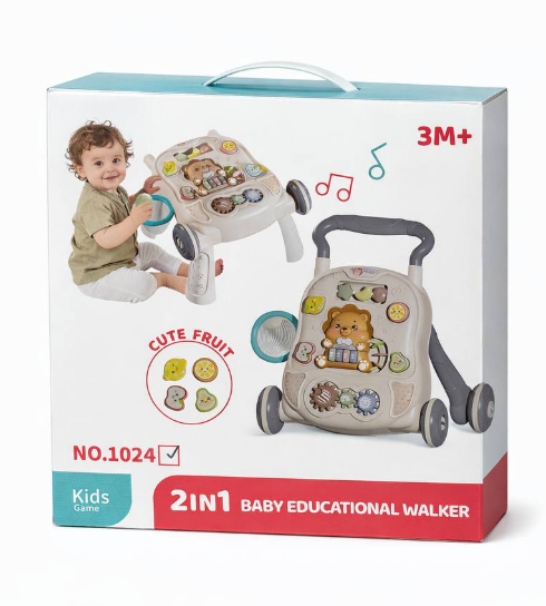 Ходунки на колесах Limo Toy 1024 толокар с пианино Бежевый (2988451257)