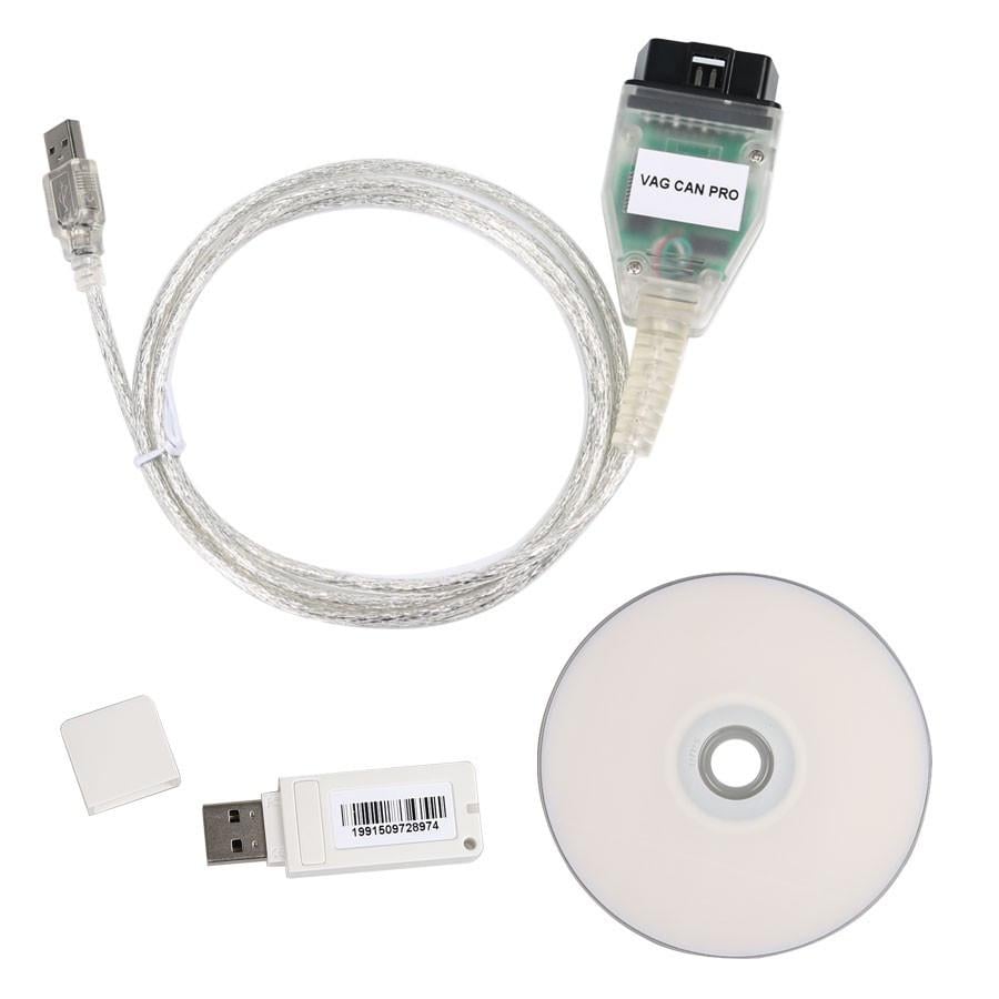 Диагностический адаптер VAG CAN PRO 5.5.1 с ключом