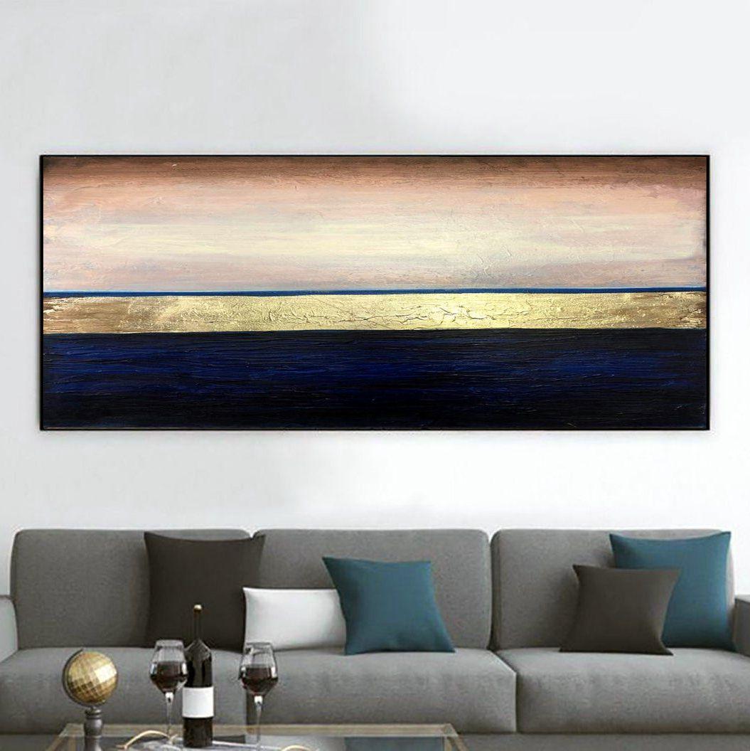 Картина на холсте ArtSale Абстракция 50х100 см abst0186