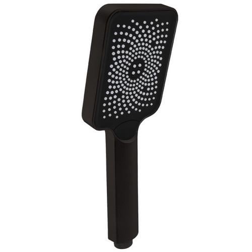 Душевая лейка Lidz Niagara LDNIA33BLM47557 с кнопкой 95 мм Черный (253126)