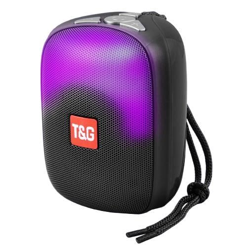 Портативная аккумуляторная колонка TG609 с подсветкой Black (d2f96e45)