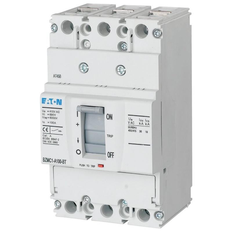 Автоматический выключатель Eaton BZM 3P 100А 25кА (109759)