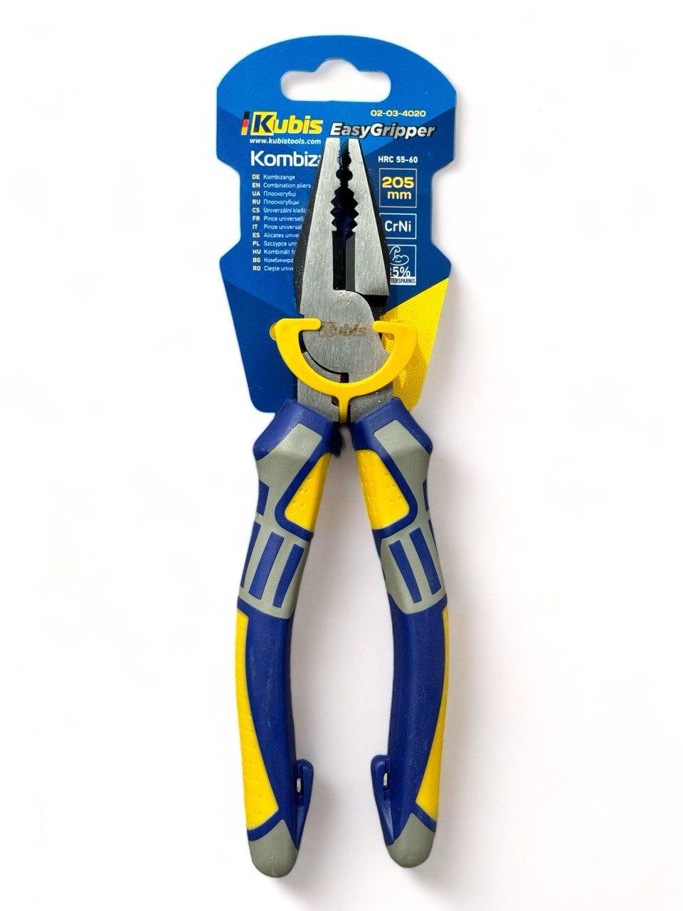 Плоскогубцы Kubis ProGripper HRC 55-60 205 мм (02-03-4020) Плоскогубцы Kubis ProGripper HRC 55-60 205 мм (02-03-4020)