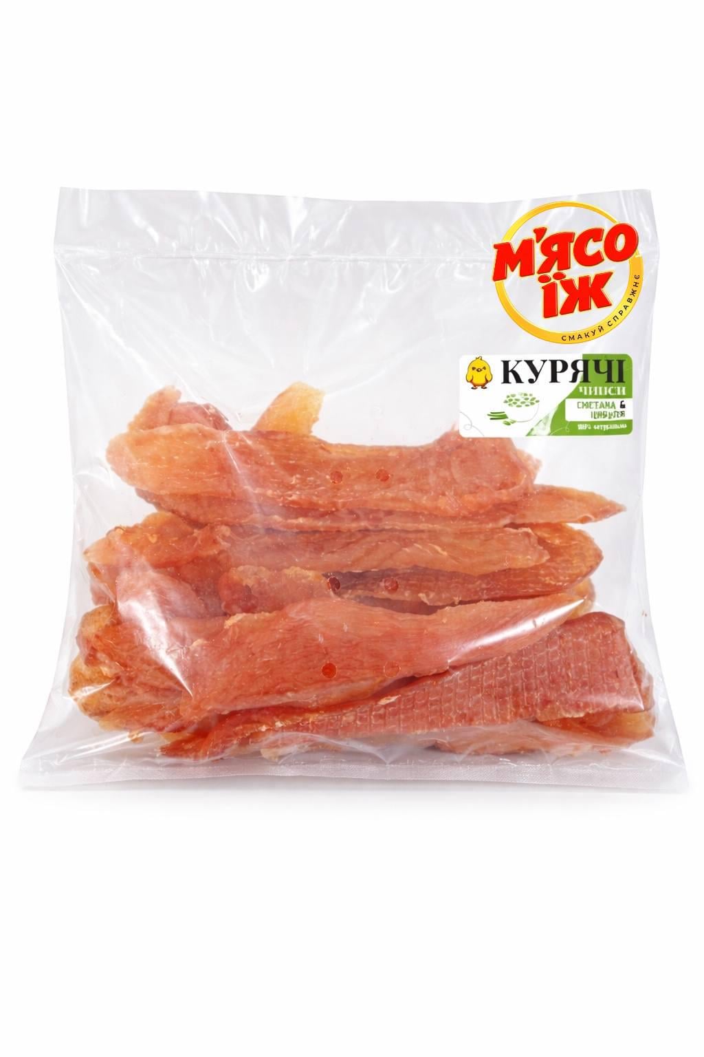 Чипси курячі М'ясо їж Сметана та Цибуля 250 г (33514751)