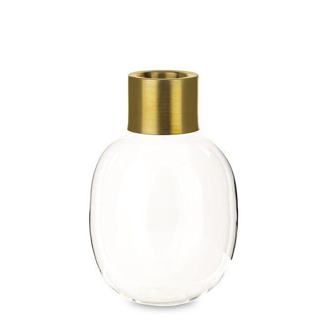 Ваза стеклянная Flora H-15 см 2 шт. (34249)