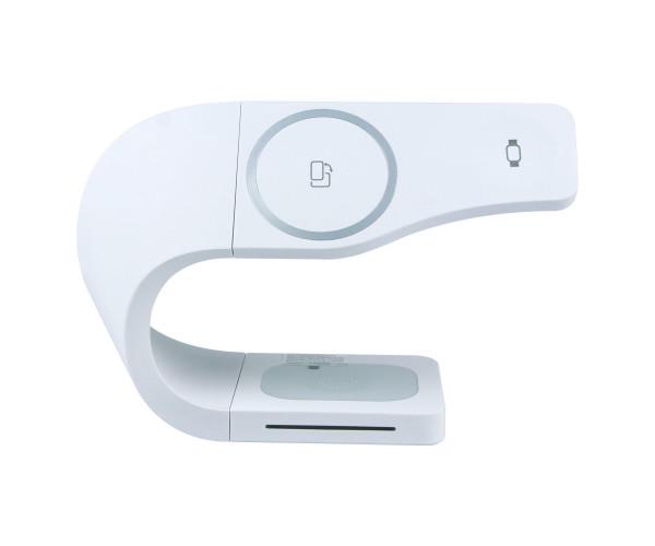Пристрій бездротовий зарядний MagSafe 178 3в1 3,0A 15W cable USB to Tape-C White Пристрій бездротовий зарядний MagSafe 178 3в1 3,0A 15W cable USB to Tape-C White