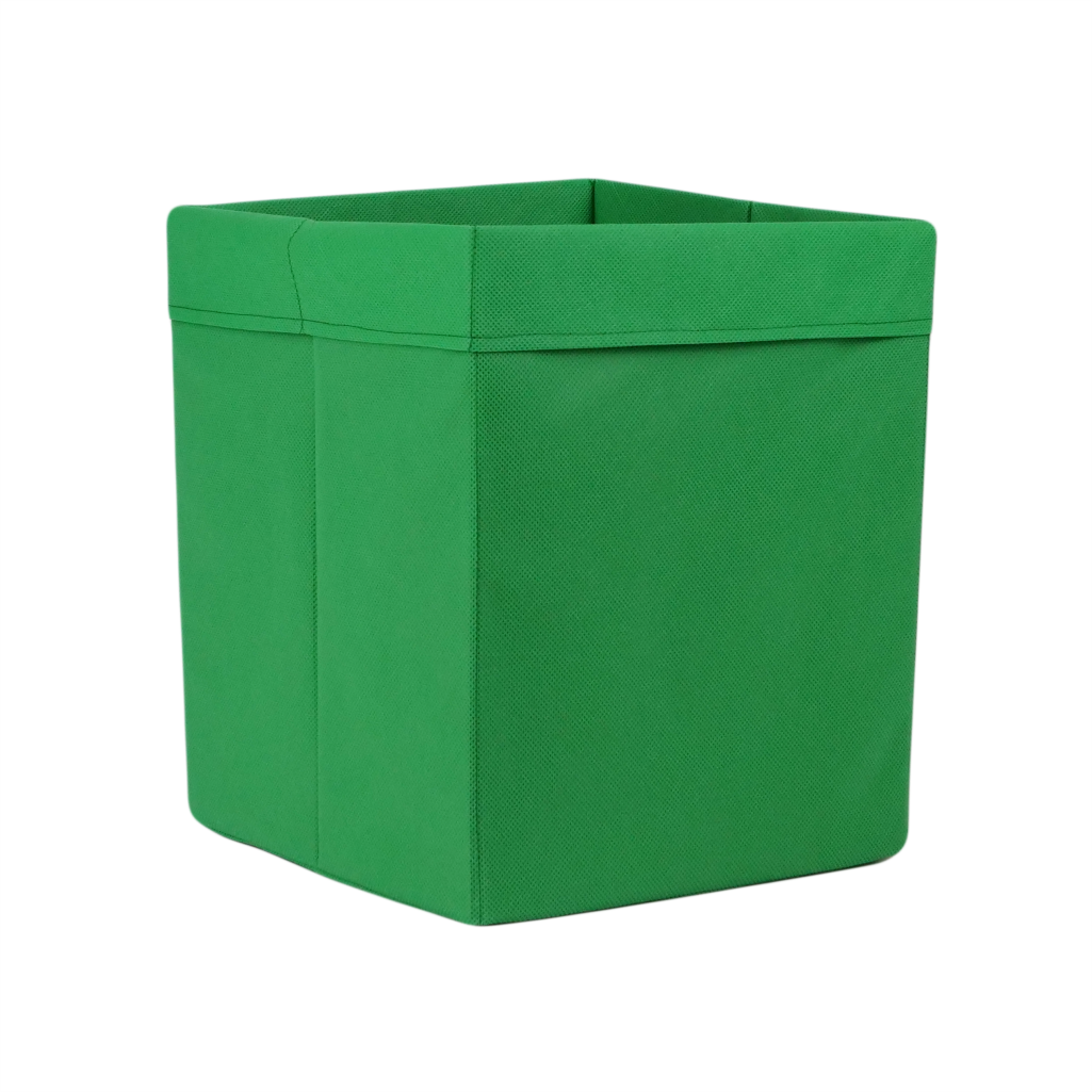 Корзин для игрушек с отворотом 25х25х30см Спанбонд (SH-2519-OFRBOSP-UA-02(1) Зеленый Корзин для игрушек с отворотом 25х25х30см Спанбонд (SH-2519-OFRBOSP-UA-02(1) Зеленый