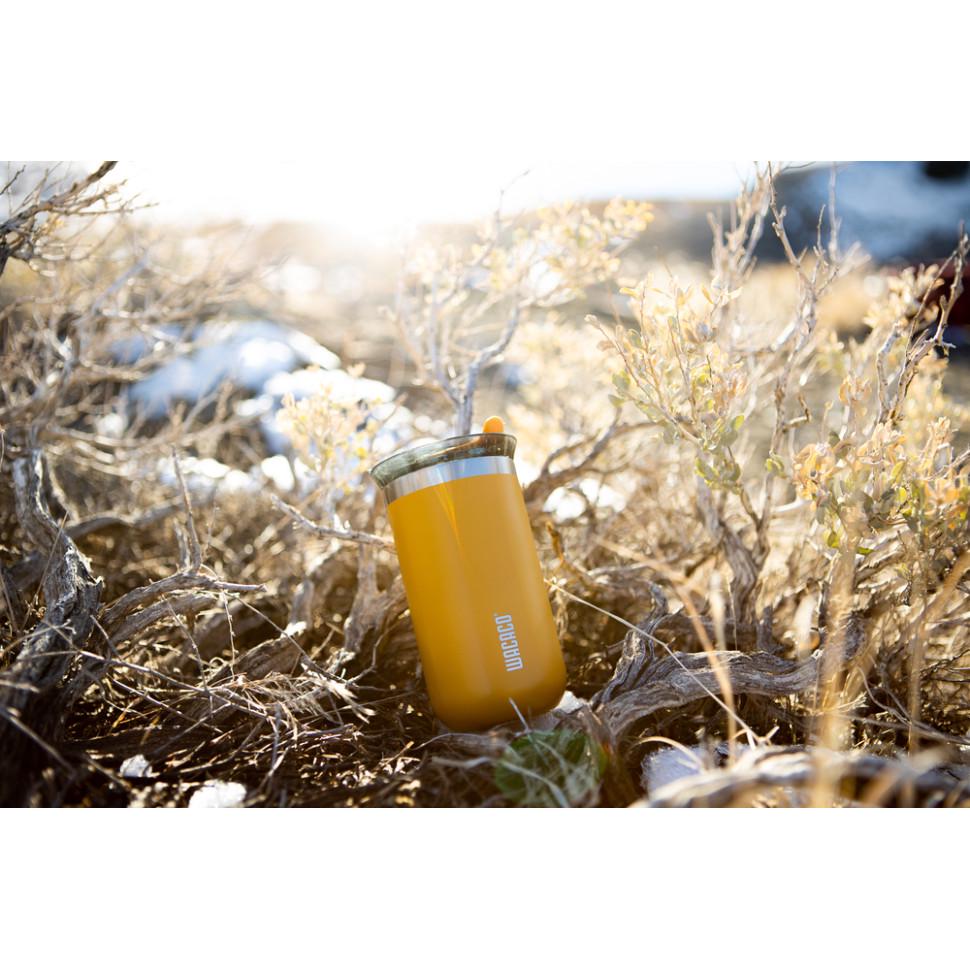 Термочашка Wacaco Octaroma Lungo для напитков 300 мл Yellow (WOCT300YEL) - фото 3 Термочашка Wacaco Octaroma Lungo для напитков 300 мл Yellow (WOCT300YEL) - фото 3